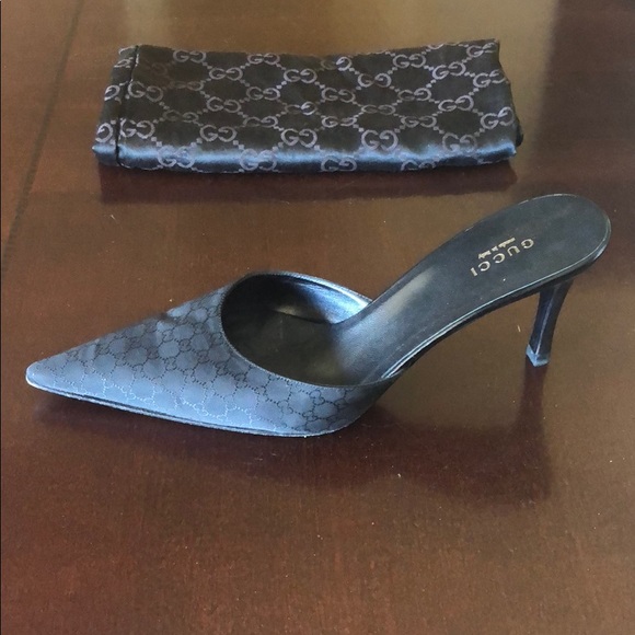 Black Gucci mules - Picture 1 of 6
